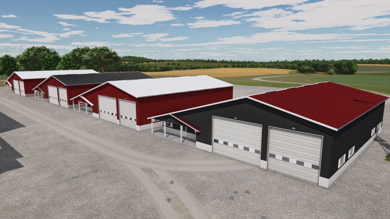 Efektywny Living Shed — Metalowy Hangar-Dom dla Farmy w Farming Simulator 25