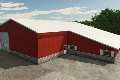 Efficient Living Shed — Metal Barn-House for Farm in Farming Simulator 25 — 6