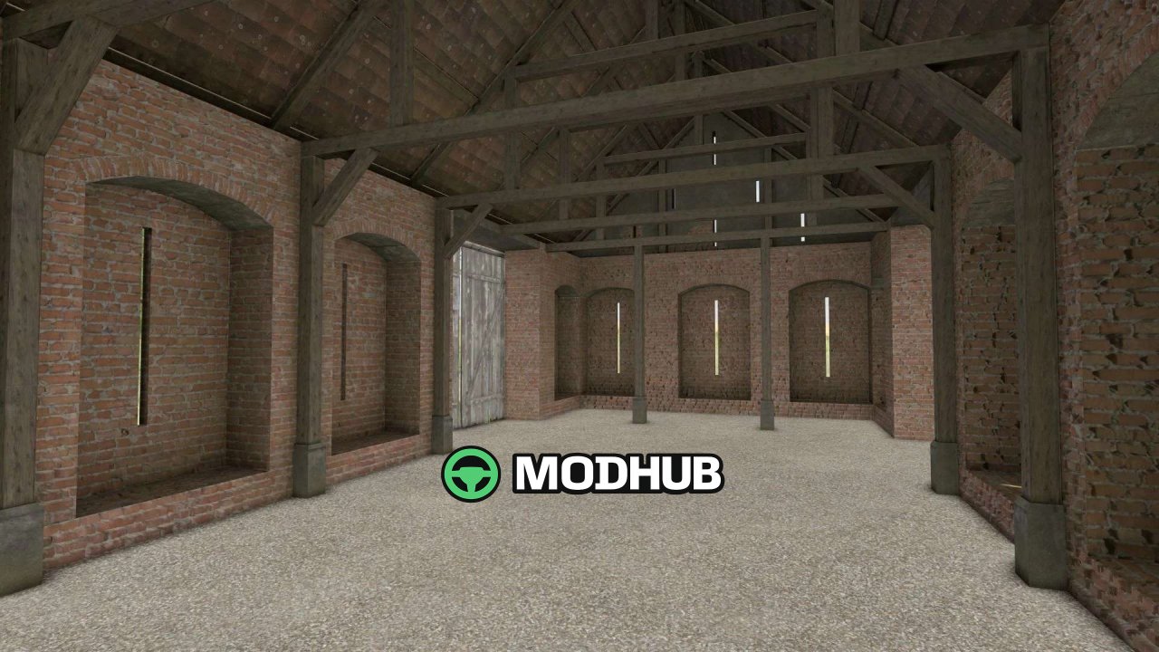 Gothic Style Barn v1.0 for FS25