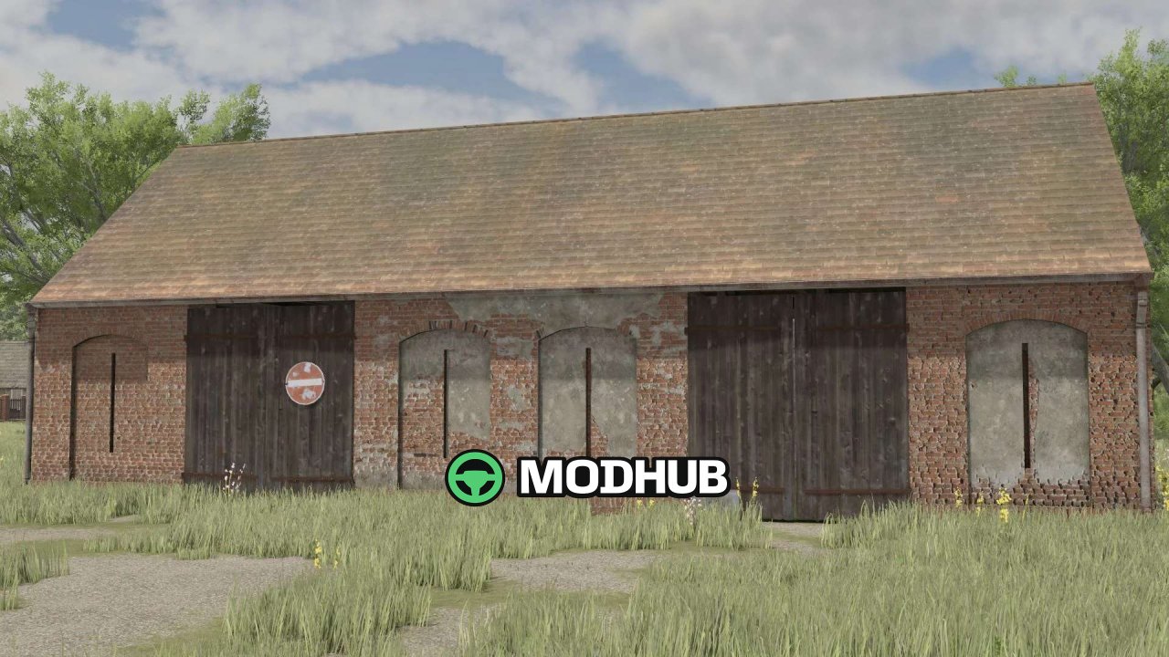 Gothic Style Barn v1.0 for FS25