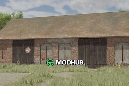 Gothic Style Barn v1.0 for FS25 — 3