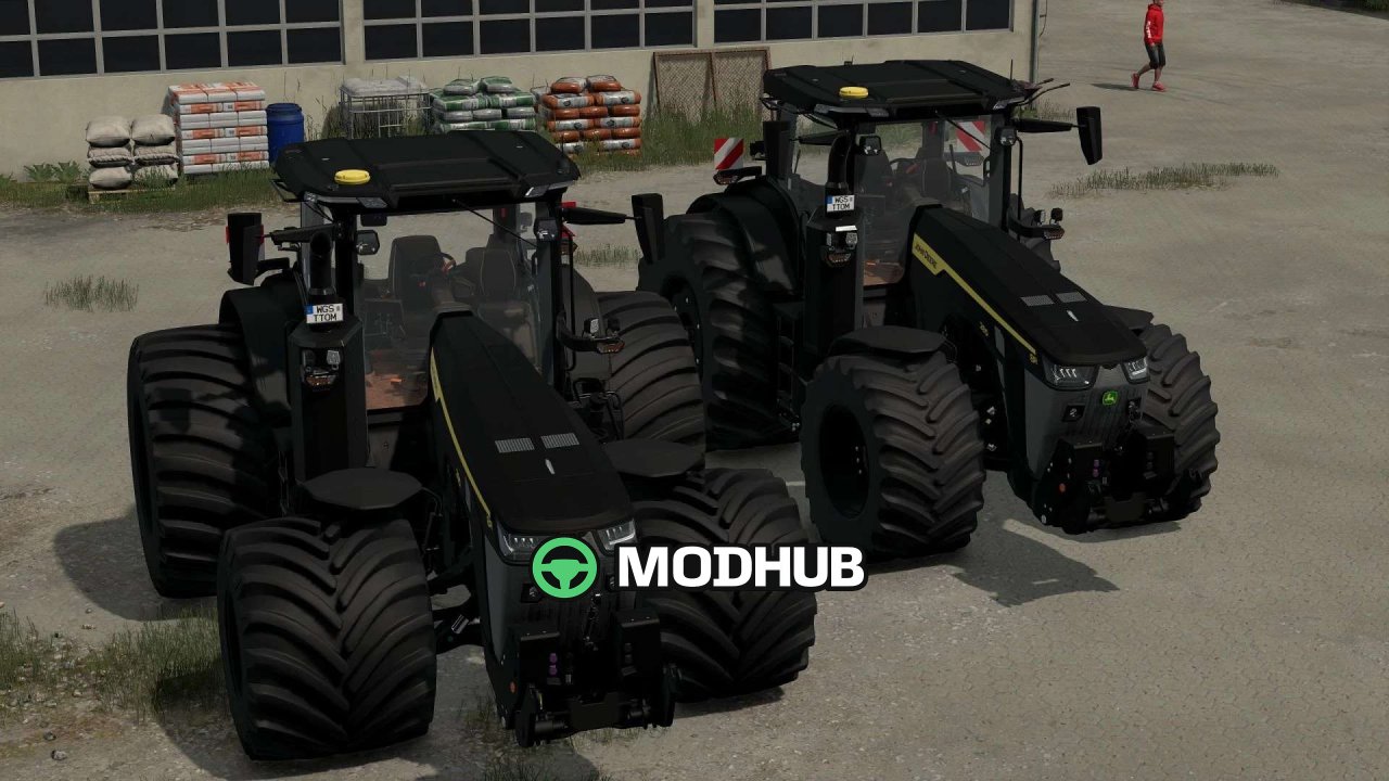 Трактор John Deere 8R Black Edition v1.0 для FS25