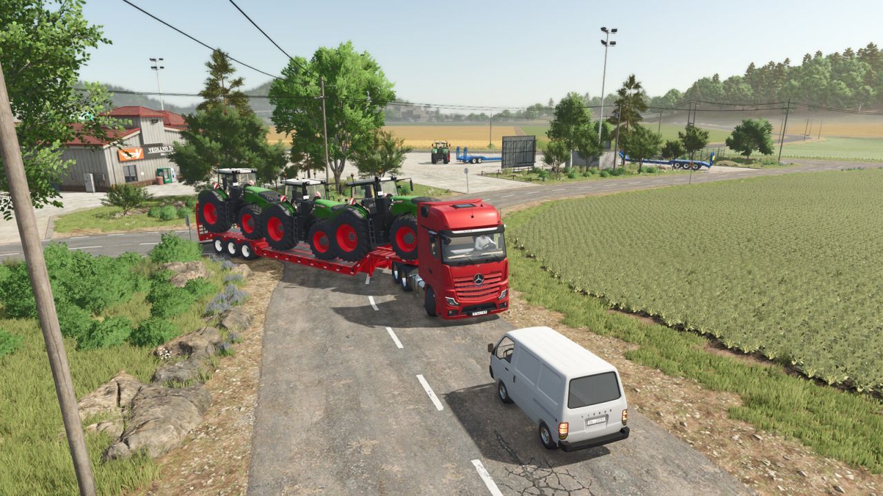 Причіп Lizard Plat-29 для Farming Simulator 25