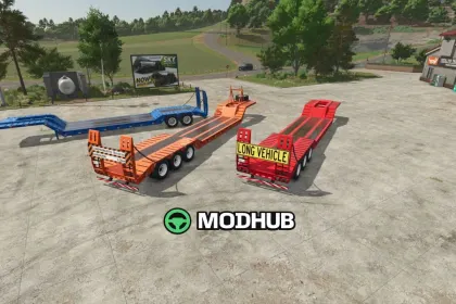 Причіп Lizard Plat-29 V1.0 для FS25