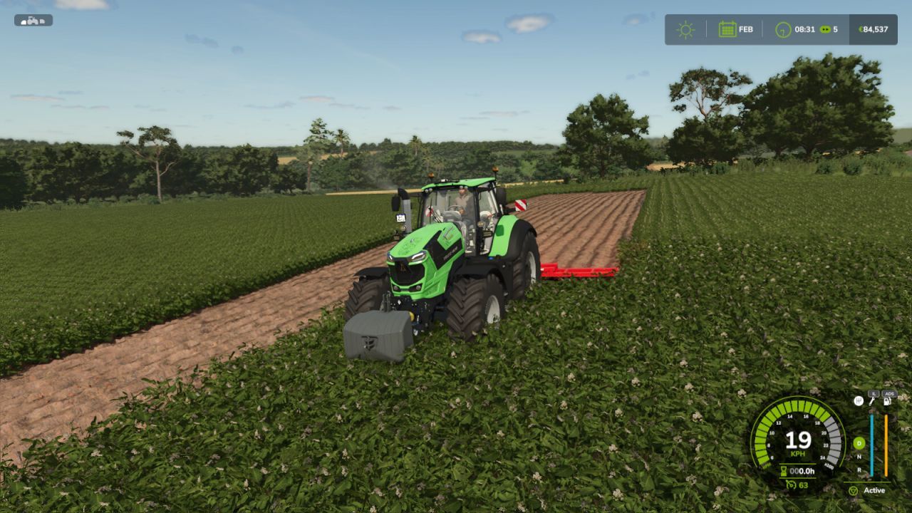 Динамічна швидкість для AI-робітників Farming Simulator 25