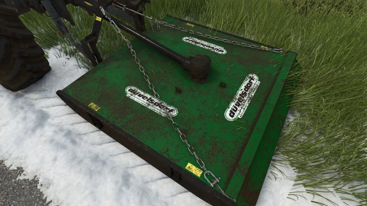 Efficient Duevelsdorf Swing Arm Mower for Precision Farming in FS25