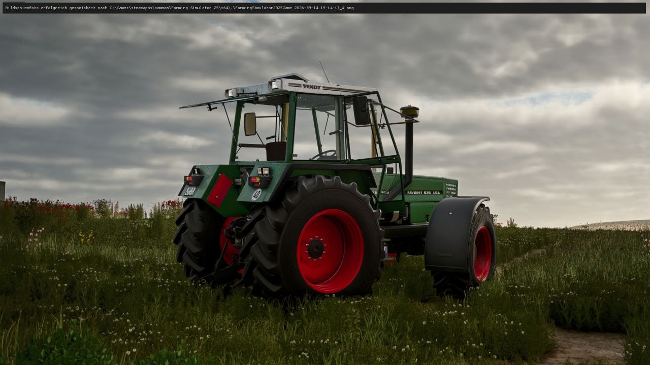 Трактор Fendt 611/615/LS/LSA для Farming Simulator 25