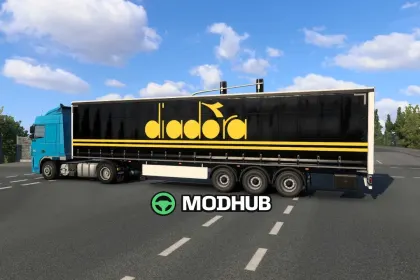 Трафік-трейлери з 30 брендами одягу для ETS2 — 2