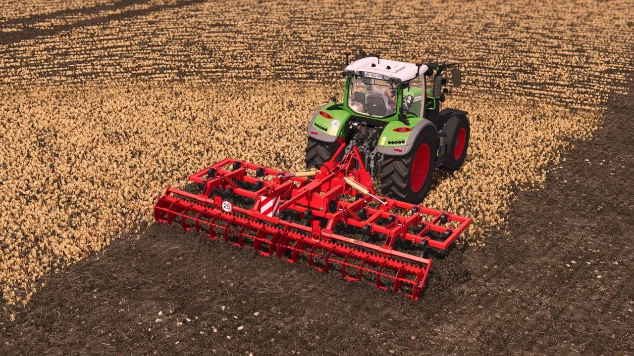 Ефективний Культиватор Gyrax Cultivator Pack — 4.1–6 м для Швидкого Обробітку Поля в FS25