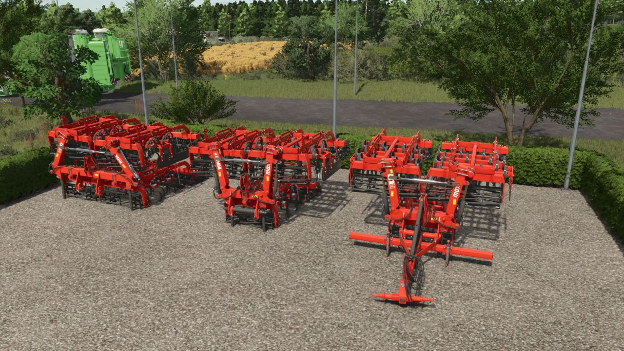 Efficient Gyrax Cultivator Pack — 41–6 m for Quick Field Processing in FS25