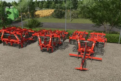 Ефективний Культиватор Gyrax Cultivator Pack — 4.1–6 м для Швидкого Обробітку Поля в FS25