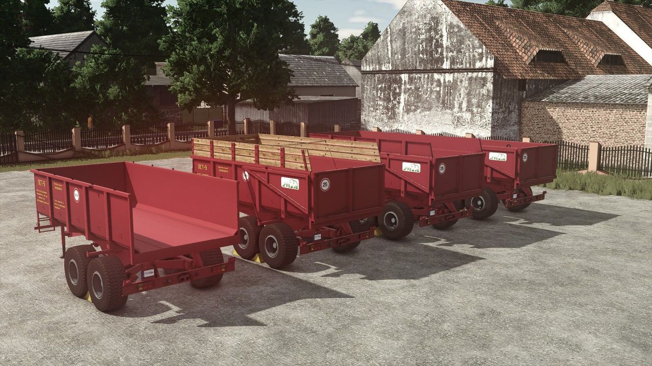 Причіп PST-9 для Farming Simulator 25