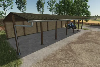 Praktische Holzschuppen für Farming Simulator 25 — Großes und kleines Lager — 4