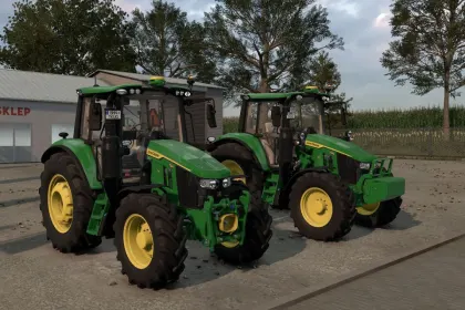 Трактор John Deere 6M Series Edit для Farming Simulator 25