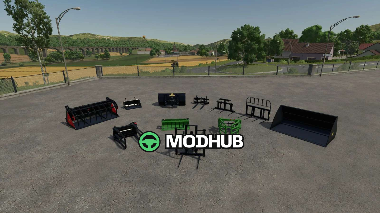 Мод на інструменти для навантажувачів Agromanut Tool Pack v1.0.0.0 для Фермер Симулятор 25