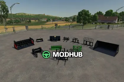 Мод на інструменти для навантажувачів Agromanut Tool Pack v1.0.0.0 для Фермер Симулятор 25 — 4