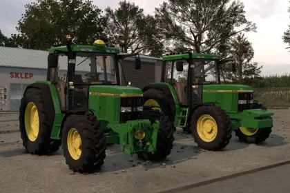 Трактор John Deere 6000 Series Old Edit для Farming Simulator 25