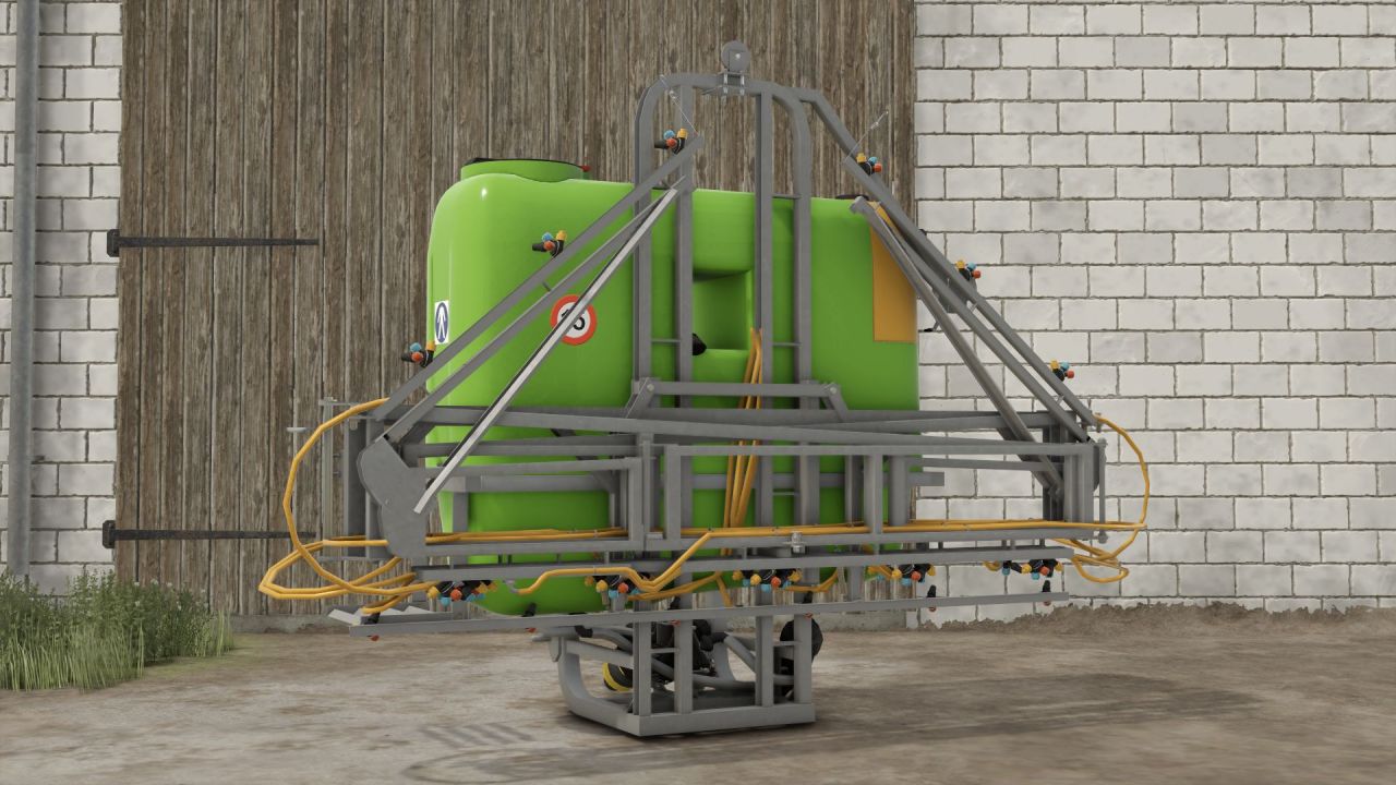 Effektiver Düngerstreuer TOLMET KLARA 1015 — Präzise Ausbringung auf 15 m in FS25