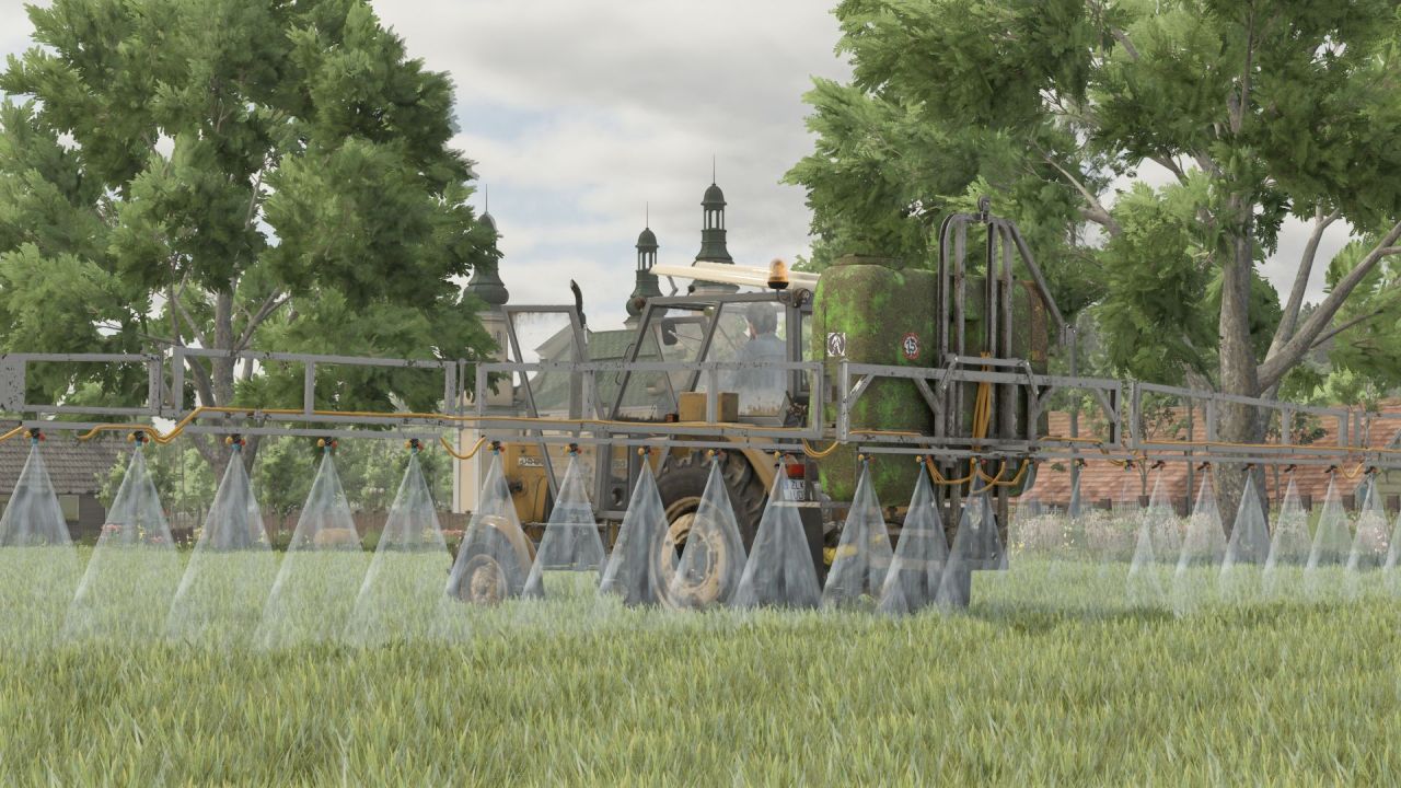 Effektiver Düngerstreuer TOLMET KLARA 1015 — Präzise Ausbringung auf 15 m in FS25