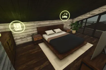 Нова Гірська Вілла Mountain Villa для Farming Simulator 25 — Стильний Будинок з Освітленням і Сном — 6