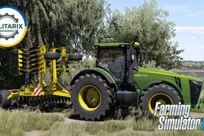 Traktor John Deere 8R 2014 für Farming Simulator 22 — 4