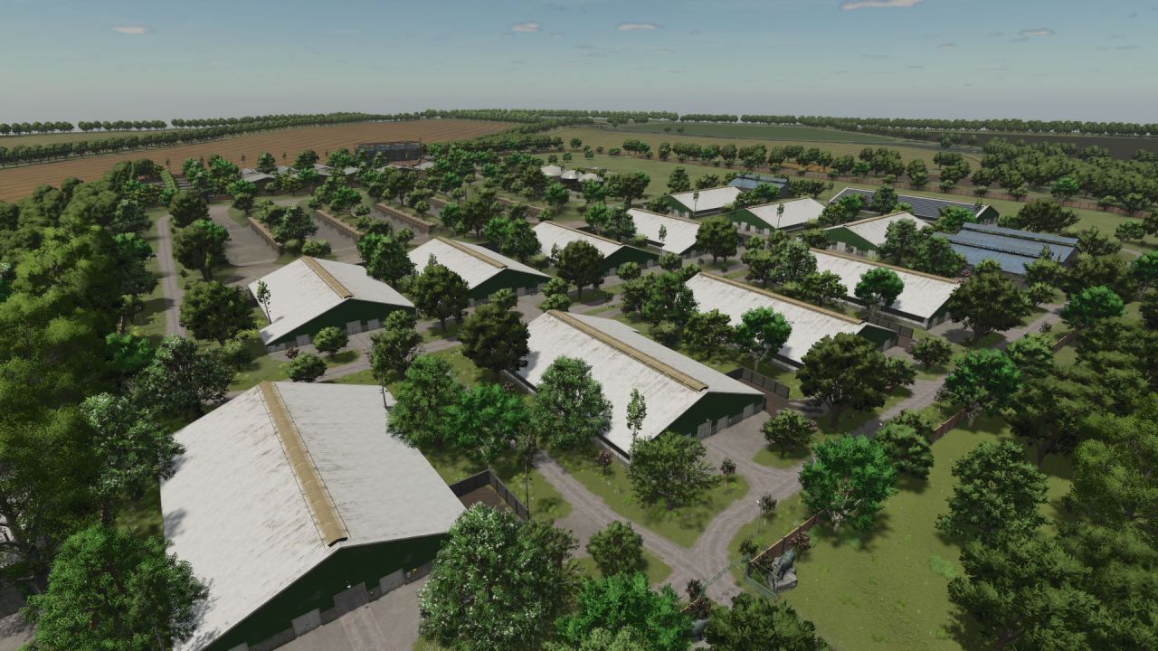 Realistic 4x Map Vyacheslavka with 220 Fields for Farming Simulator 25