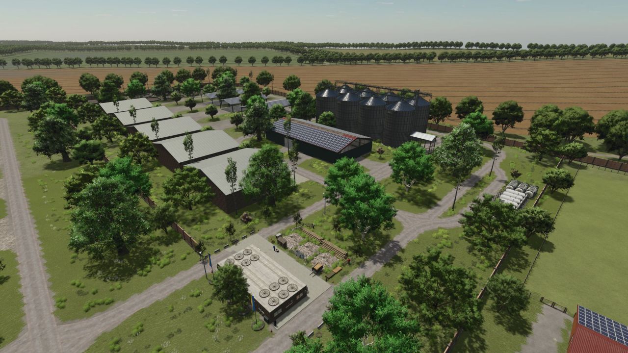 Realistic 4x Map Vyacheslavka with 220 Fields for Farming Simulator 25