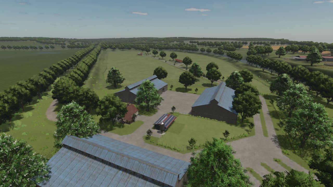Realistic 4x Map Vyacheslavka with 220 Fields for Farming Simulator 25