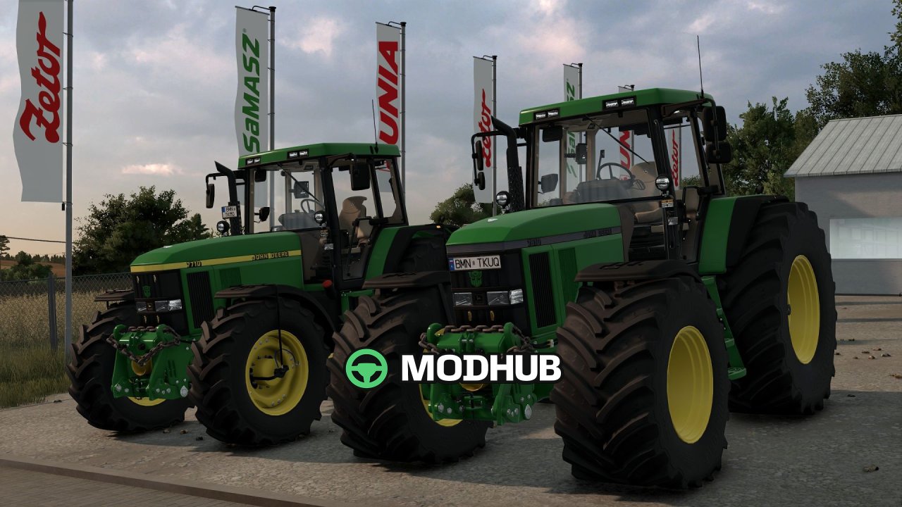 Трактор John Deere 7010 Series V1.0 для FS25