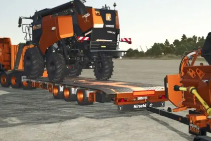 Ефективний Schwarzmüller Low Loader Conversion – Hirschfeld Edition для Важких Перевезень у FS25