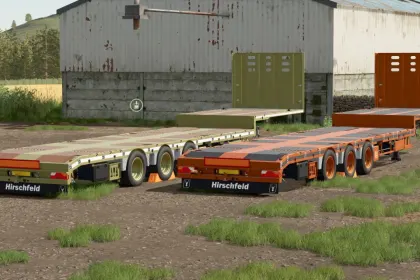 Ефективний Schwarzmüller Low Loader Conversion – Hirschfeld Edition для Важких Перевезень у FS25