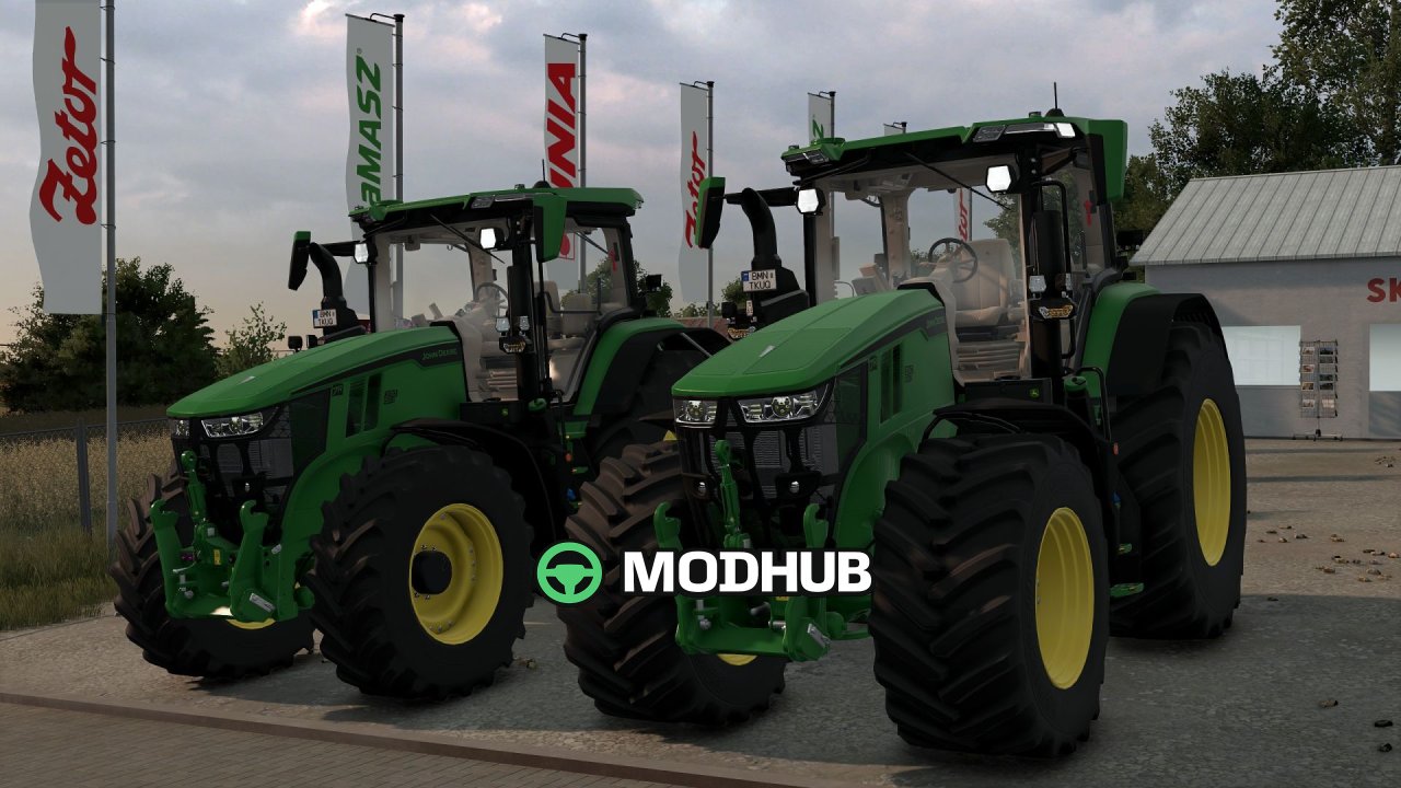 Трактор John Deere 7R 330 V1.0 для FS25
