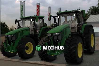 Трактор John Deere 7R 330 V1.0 для FS25 — 2