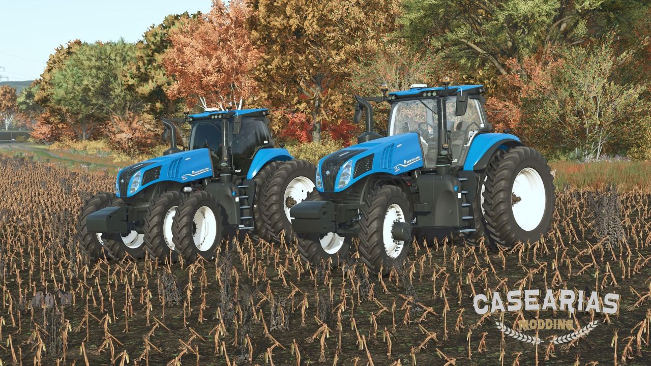 Potężny Traktor New Holland T8 US — Amerykański Gigant do Ciężkich Prac w FS25