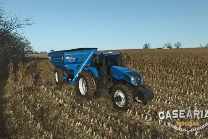 Leistungsstarker Traktor New Holland T8 US — Amerikanischer Riese für schwere Arbeiten in FS25 — 3