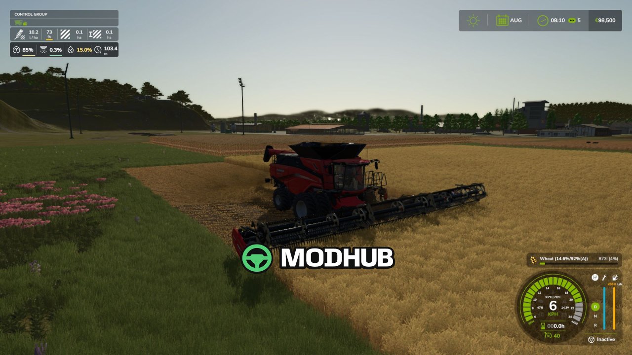 Скрипт Realistic Harvesting V1.5.3 для FS25