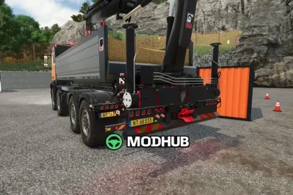 Кран HIAB XS знімний задній для FS25 (V1.1)