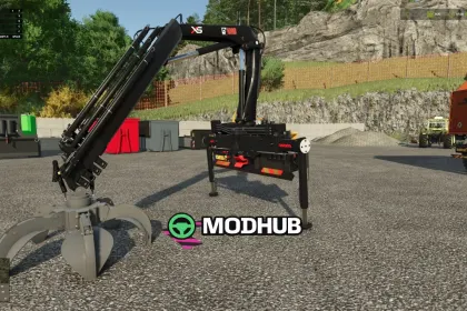 Кран HIAB XS знімний задній для FS25 (V1.1) — 4