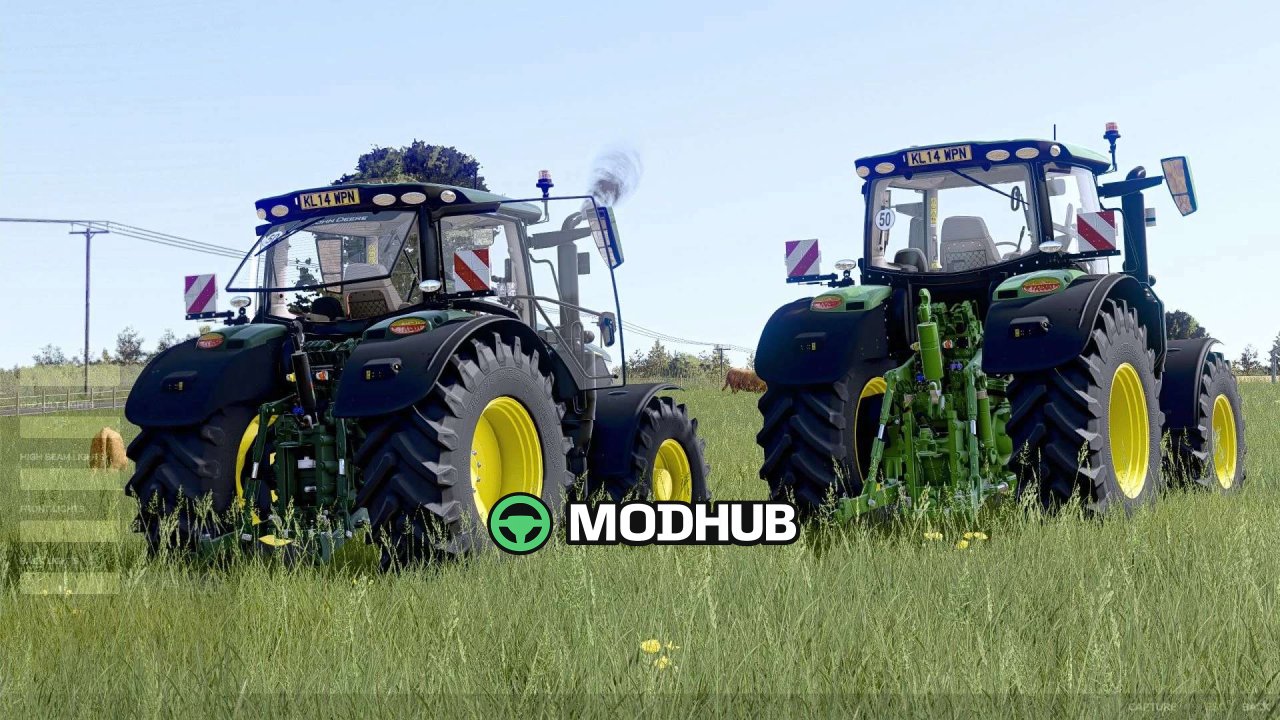 Трактор John Deere 6R Pack v1.0.0.9 для FS25
