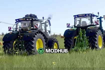 Трактор John Deere 6R Pack v1.0.0.9 для FS25 — 3