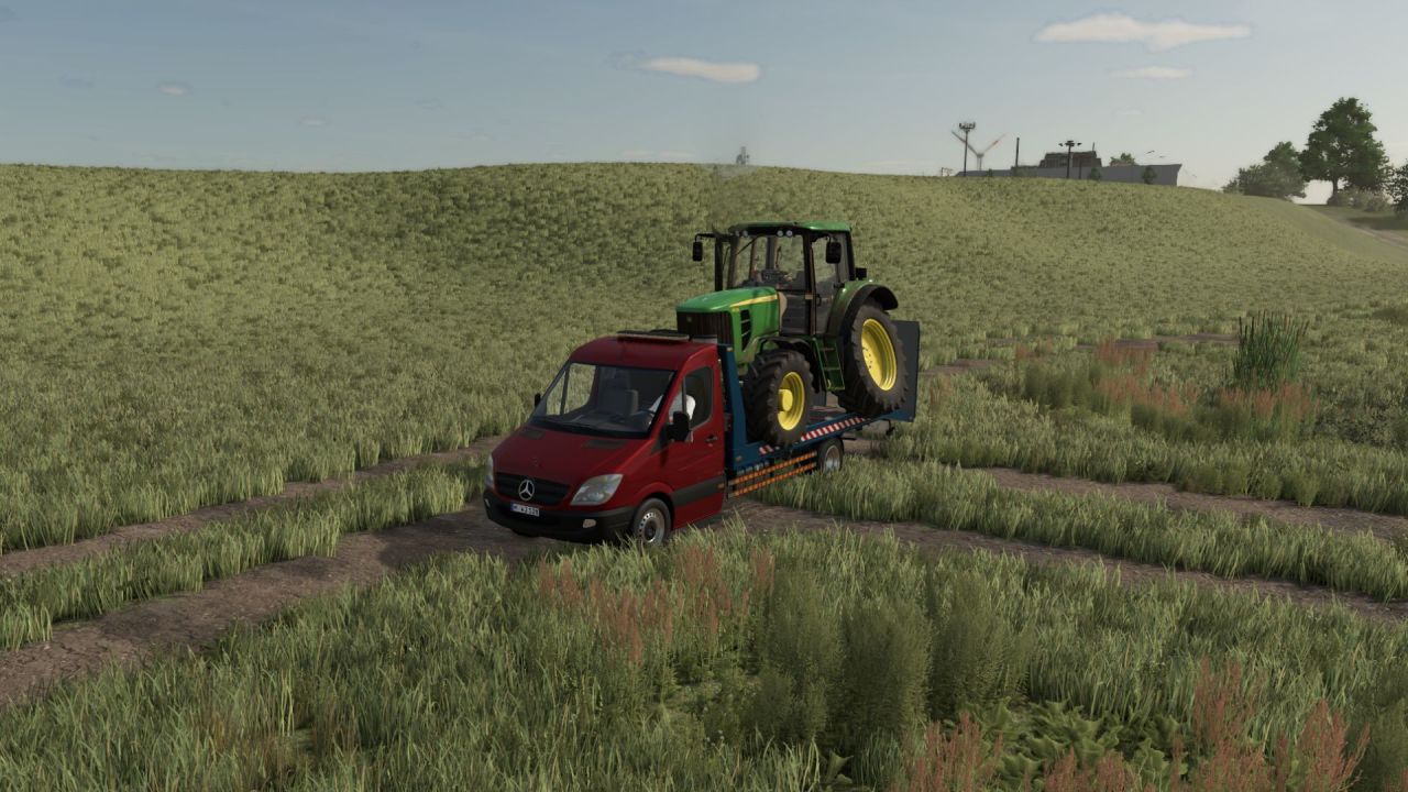 Розкладний лебідковий мод Recovery Winch для Farming Simulator 25