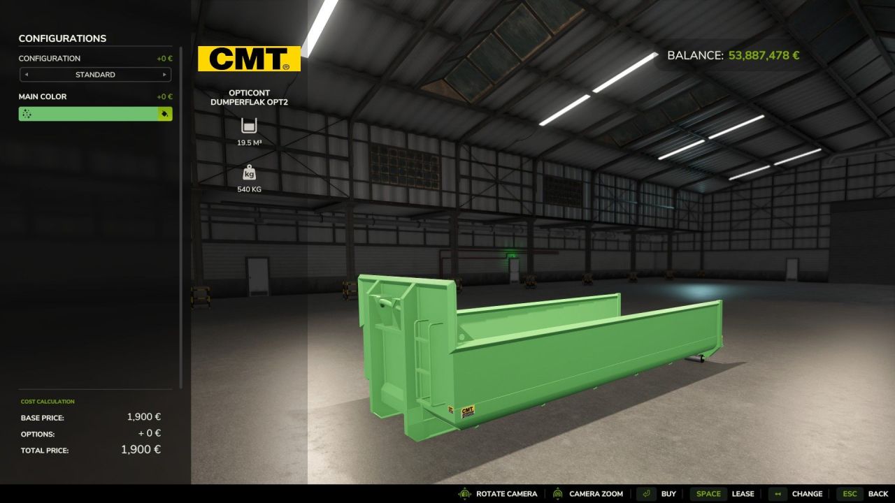 Контейнер CMT OPT2 HKL для Farming Simulator 25