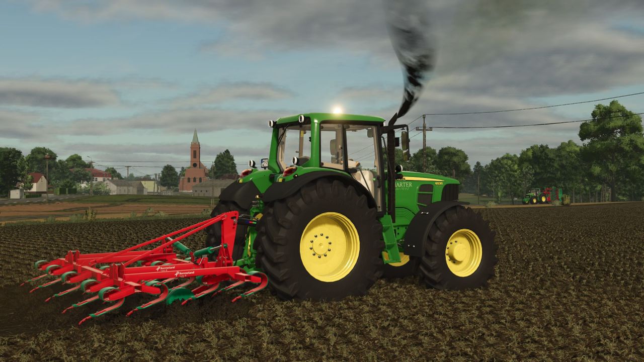Трактор John Deere 6030 Premium 6cyl Series для Farming Simulator 25