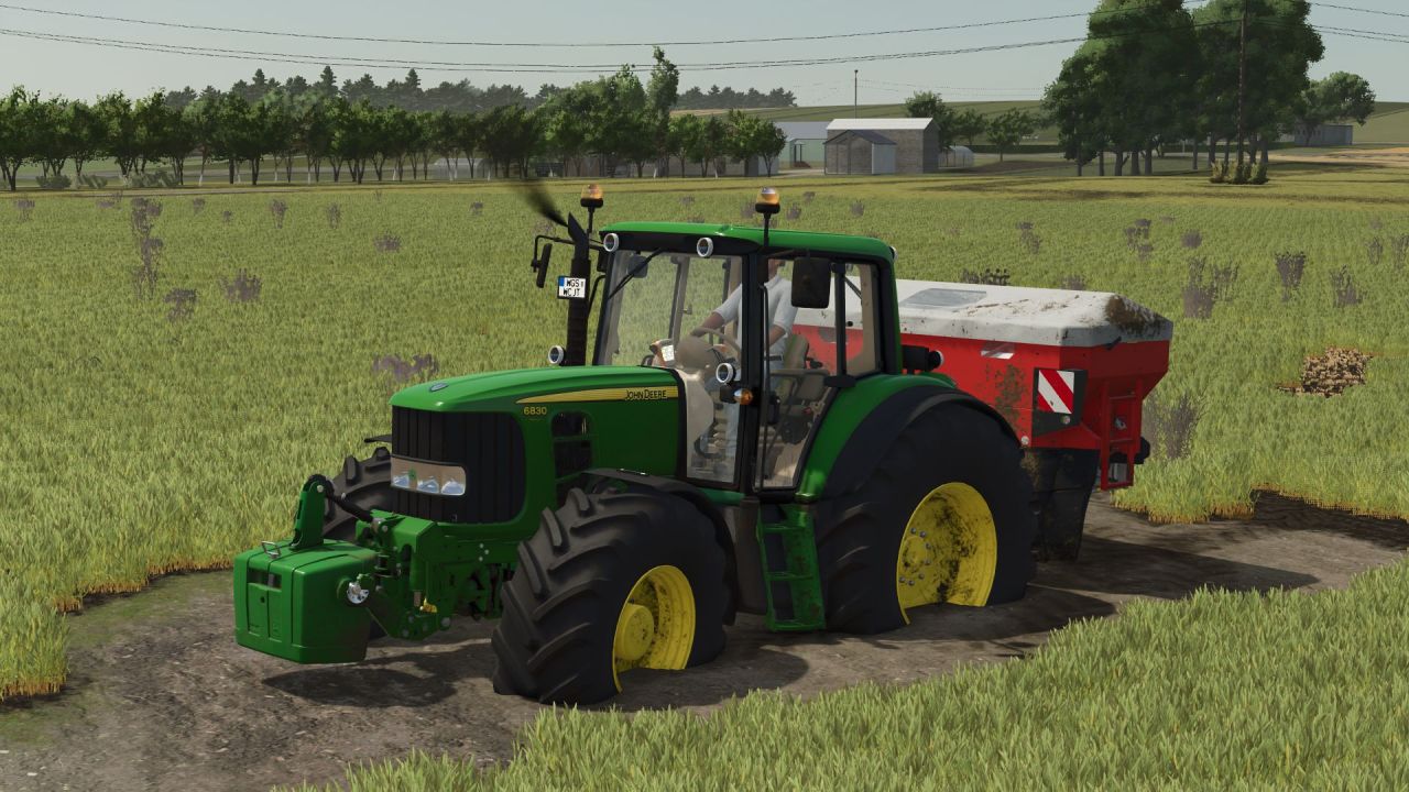 Трактор John Deere 6030 Premium 6cyl Series для Farming Simulator 25