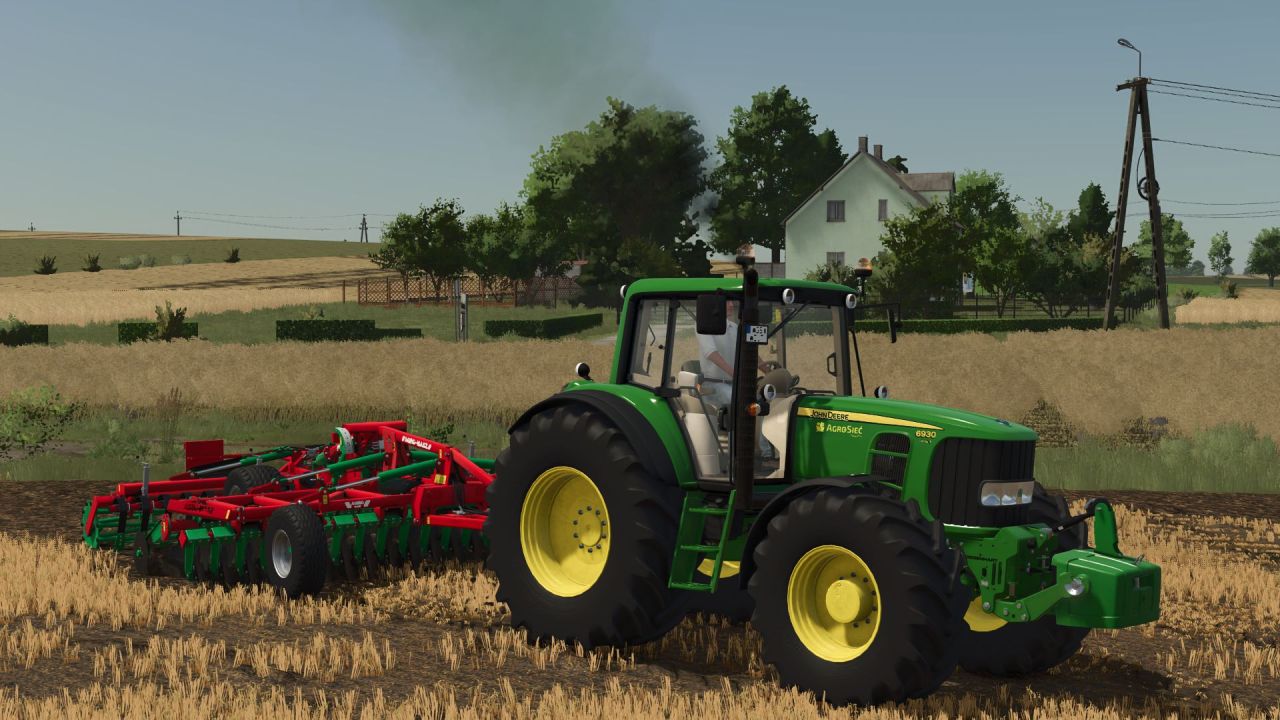 Трактор John Deere 6030 Premium 6cyl Series для Farming Simulator 25
