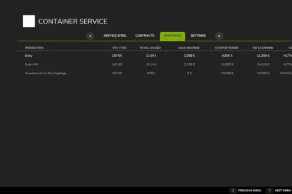 Container Service для Farming Simulator 25