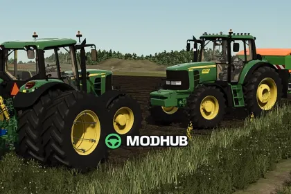 Трактор John Deere 6×30 Used Pack v1.0 для FS25 — 2