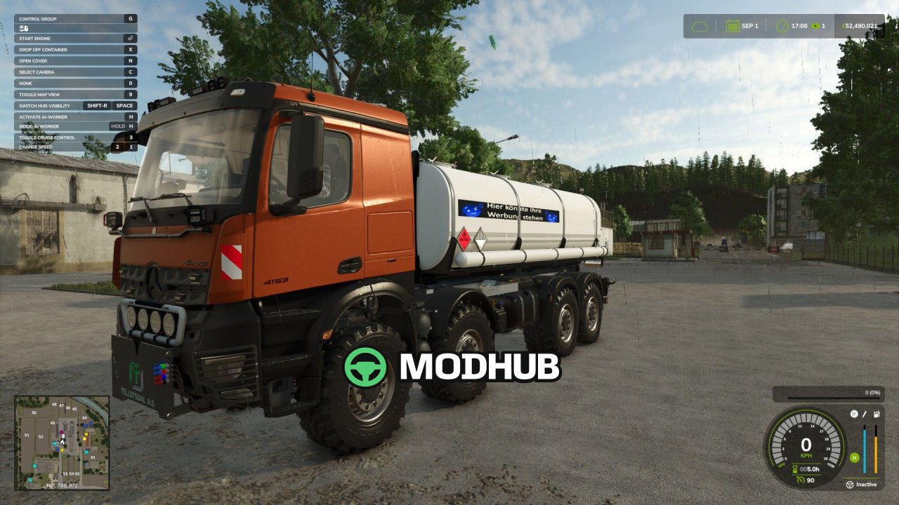 Ємність-заправник HKL Tank Euro Style V1.0 для FS25