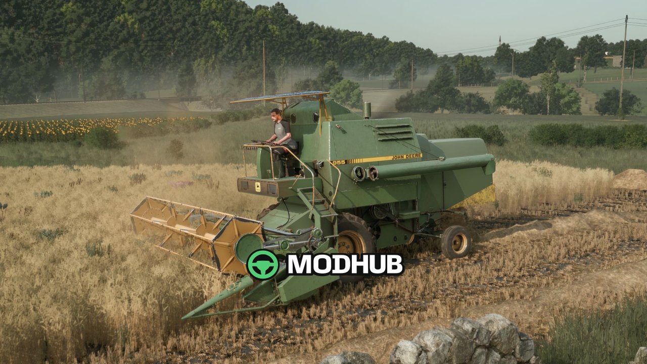 Комбайн John Deere 955 для FS25
