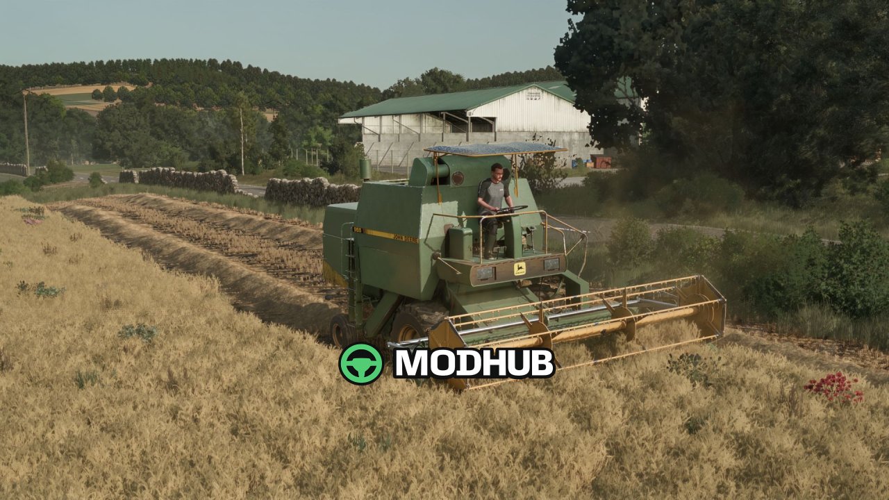 Комбайн John Deere 955 для FS25